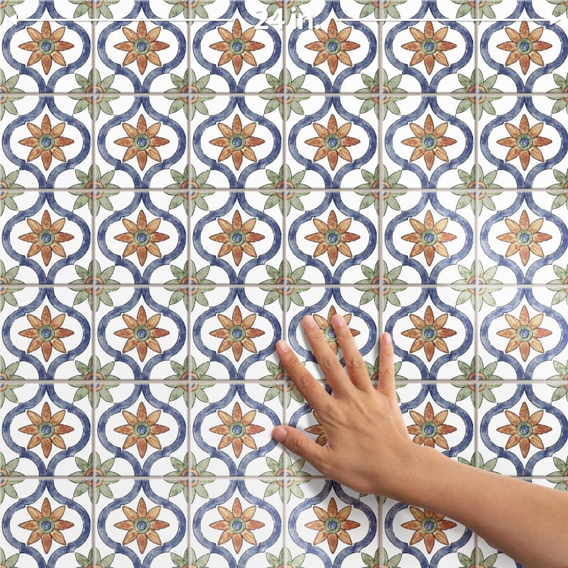 Merola Tile Sentier des Bourges 4-1/2" x 4-1/2" Porcelain Floor and Wall Tile