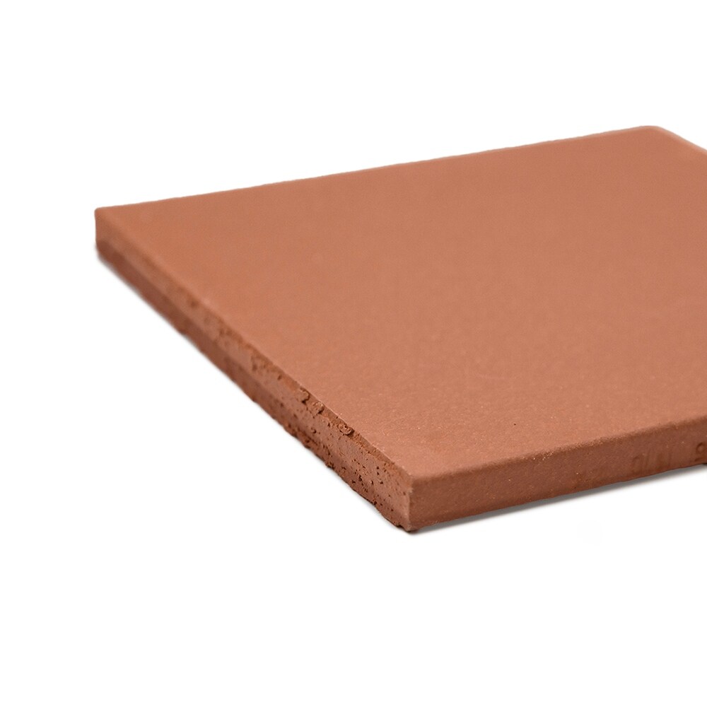 Terran 6x6 Red Unglazed Ceramic Tile - Floor & Wall - Bed Bath