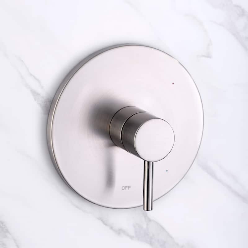 Luxier SS-C01 Single-Handle 1-Spray Tub and Shower Faucet with Valve