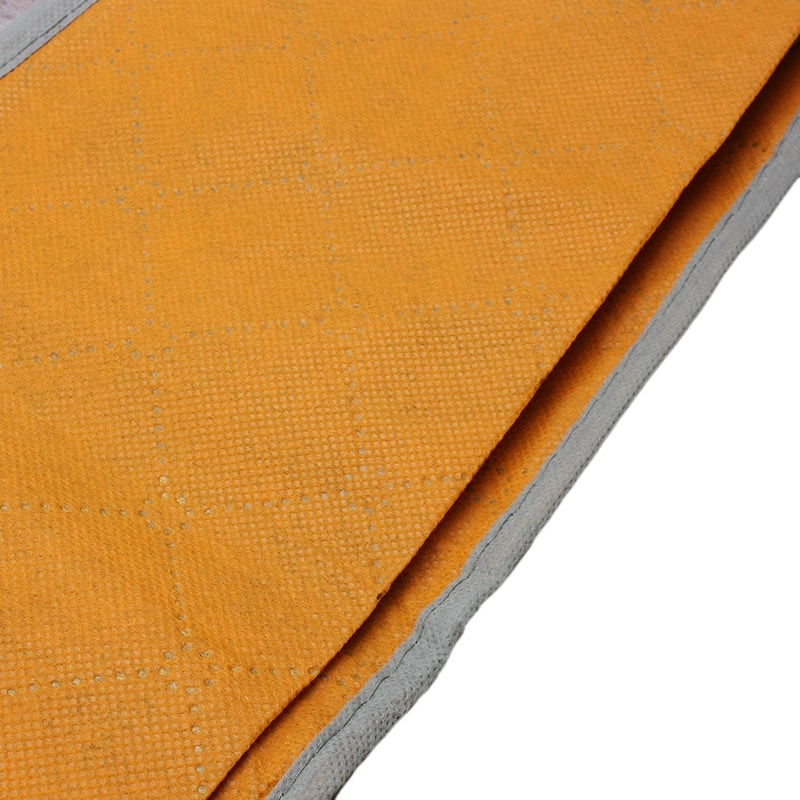 Bamboo Charcoal Zippered Handles Cloths Quilt Bedding Storage Bag Case - 22.8" x 16.1" x 13.8"(L*W*H)