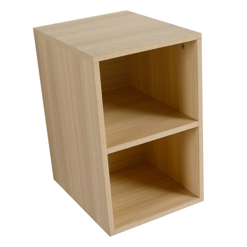 12 Inch Small Wall Mounted Storage Shelves, Bathroom Storage, Plywood, American White Oak