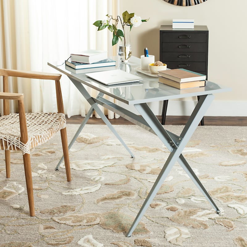 SAFAVIEH Lynette Mid-Century Modern Red Desk