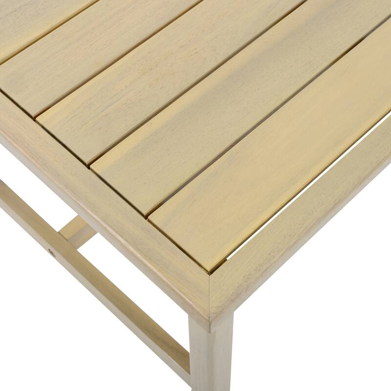 Christopher Knight Home - Teak Haven Outdoor Acacia Wood Coffee Table with 310 lb Weight Capacity