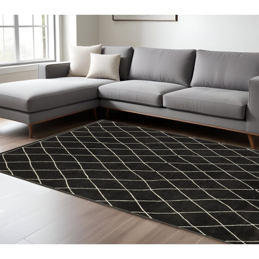 HomeRootsTrellis Transitional Rectangle Area Rug