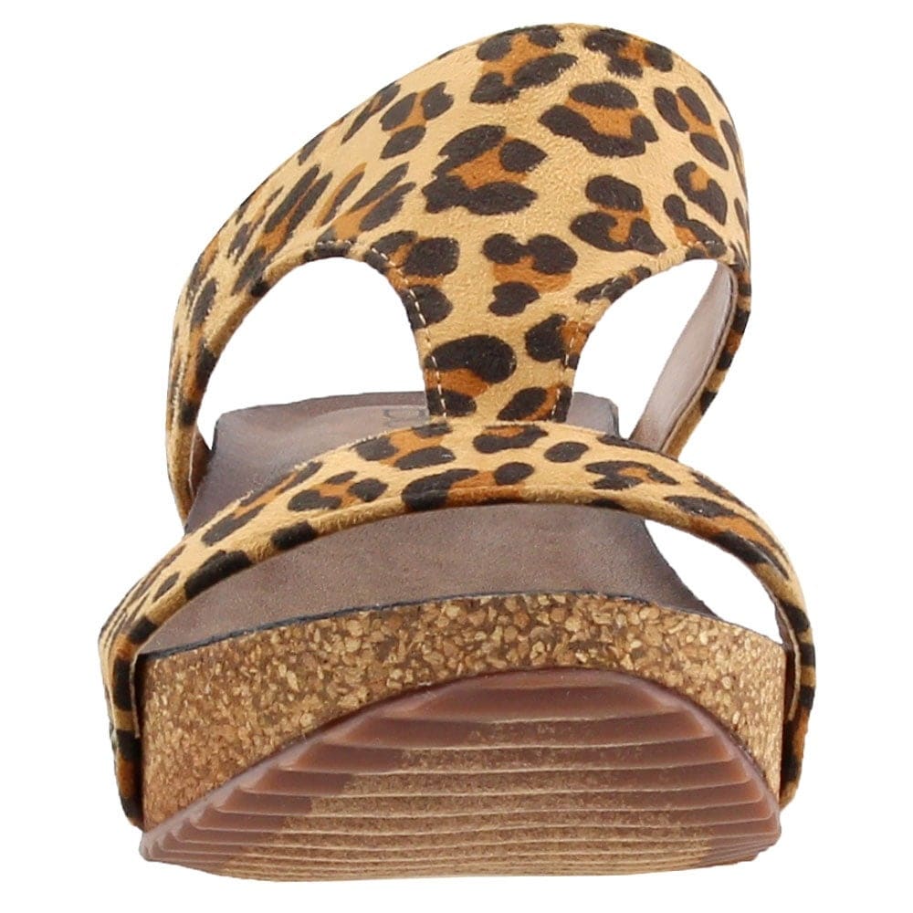 Size 6 B Corkys Lilo Casual Wedges Green Womens