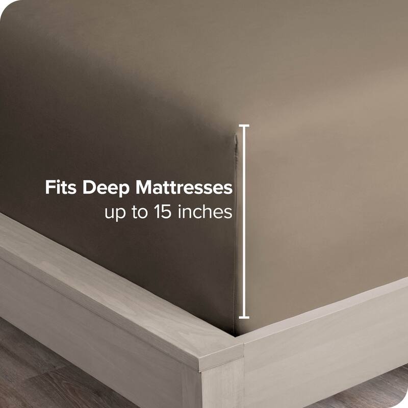 Bare Home 2-Pack Microfiber Fitted Bottom Sheets
