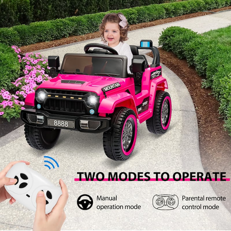 12V Kids Ride On Truck w/Remote Control