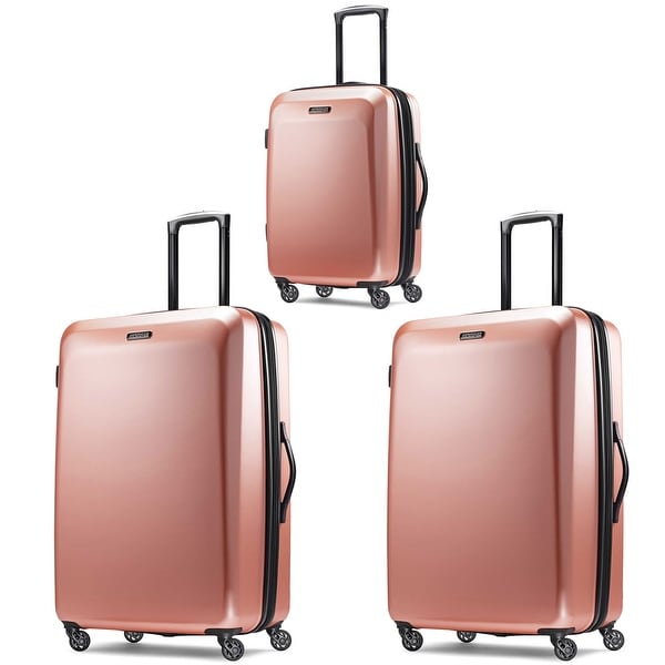 american tourister moonlight expandable hardside luggage with spinner wheels