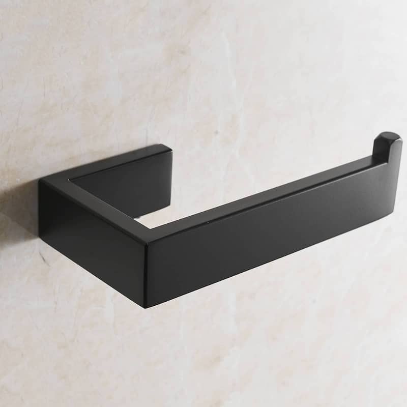 Toilet Paper Holder Stainless Steel Modern Tissue Roll Holder Wall Mount Toilet Paper Roll Dispenser Bathroom 5.7 inch TP Holder