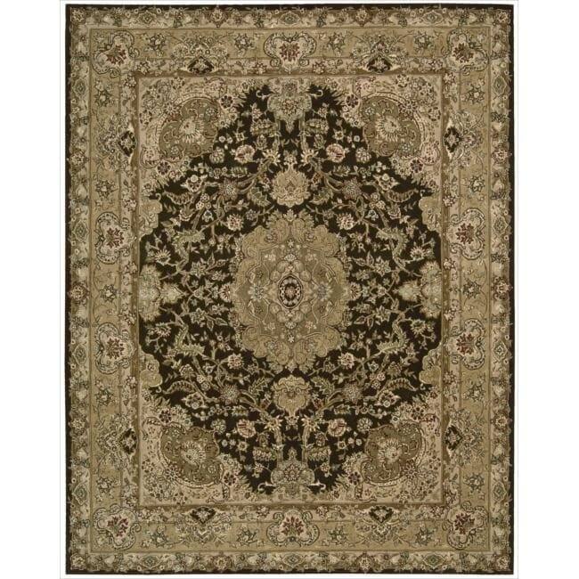 Nourison Hand-tufted Traditional Persian Wool Silk Area Rug
