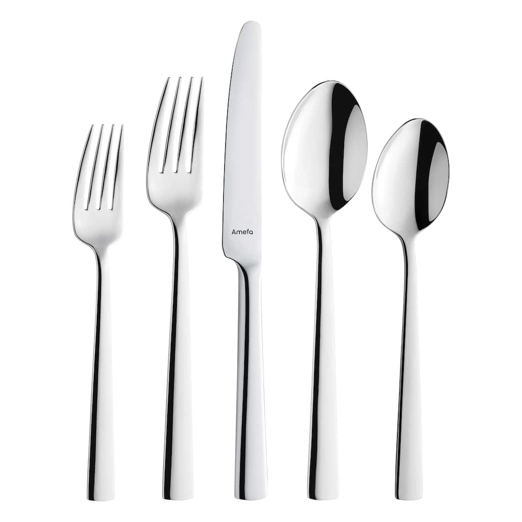 Amefa Moderno 20 Piece 18/10 Stainless Steel Flatware Set