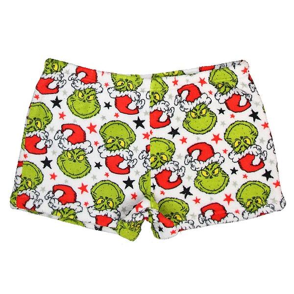 Shop Black Friday Deals On Dr Seuss How The Grinch Stole Christmas Top And Short Plush Fleece Sleep Set Overstock 19318347