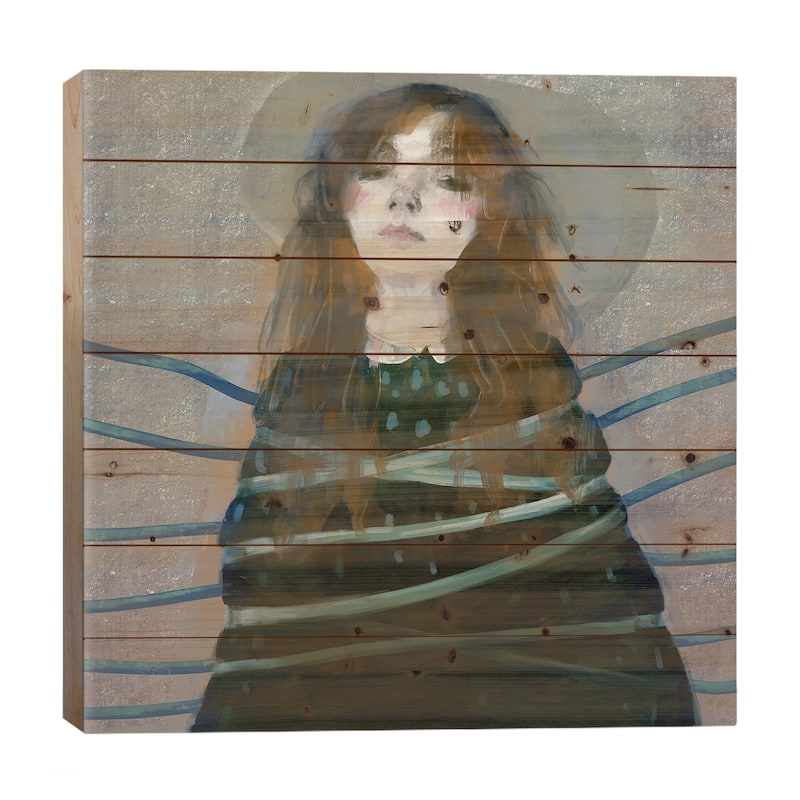 Me Print On Wood by Anikó Salamon - Multi-Color - 26x26x1.5