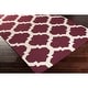 preview thumbnail 23 of 32, Hand-Woven Esme Moroccan Trellis Reversible Flatweave Wool Rug - 4' x 6'
