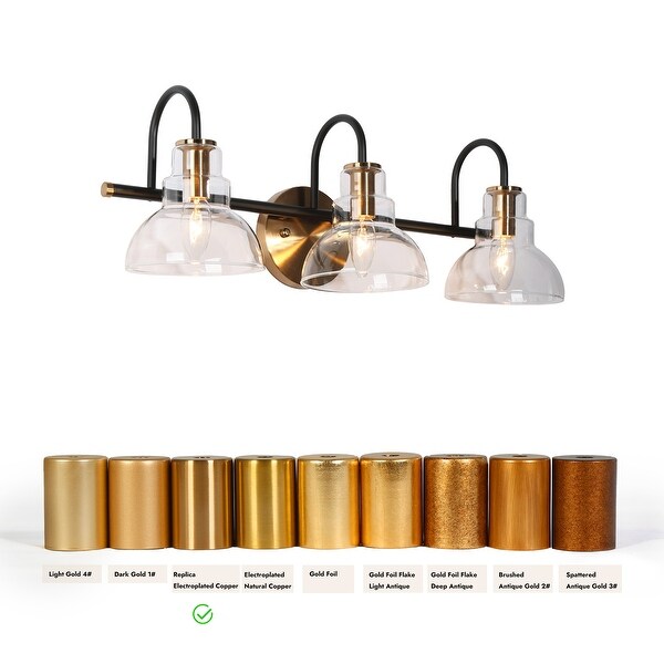 Deep vanity light outlet
