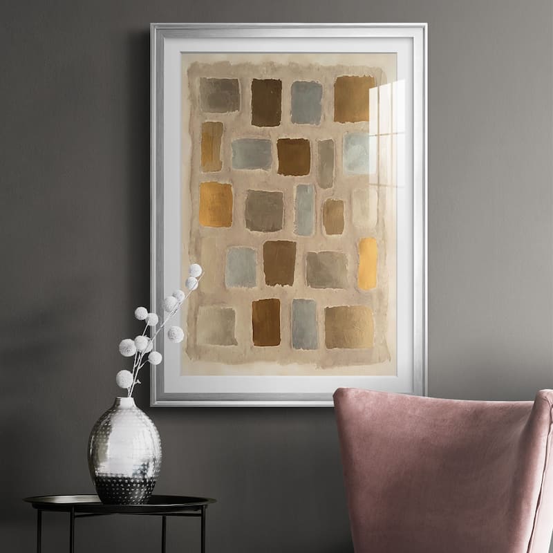 Sand Shaped II Premium Framed Print - Ready to Hang