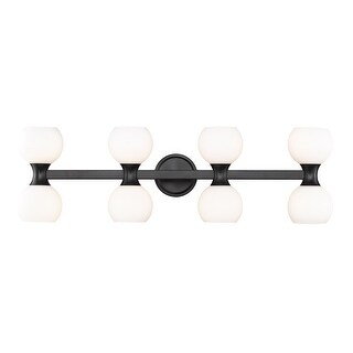 Artemis 8 Light 35 inch Matte Black Vanity Light