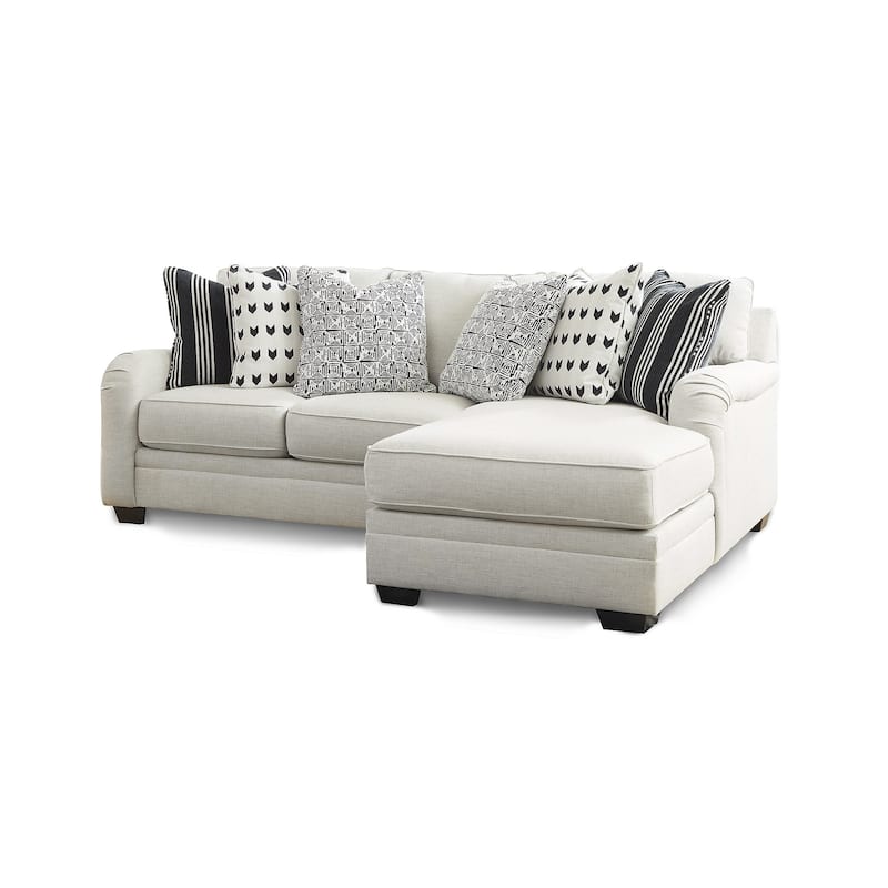Signature Design by Ashley Huntsworth Dove Gray 2-Piece Sectional with Chaise - 95"W x 66"D x 38"H