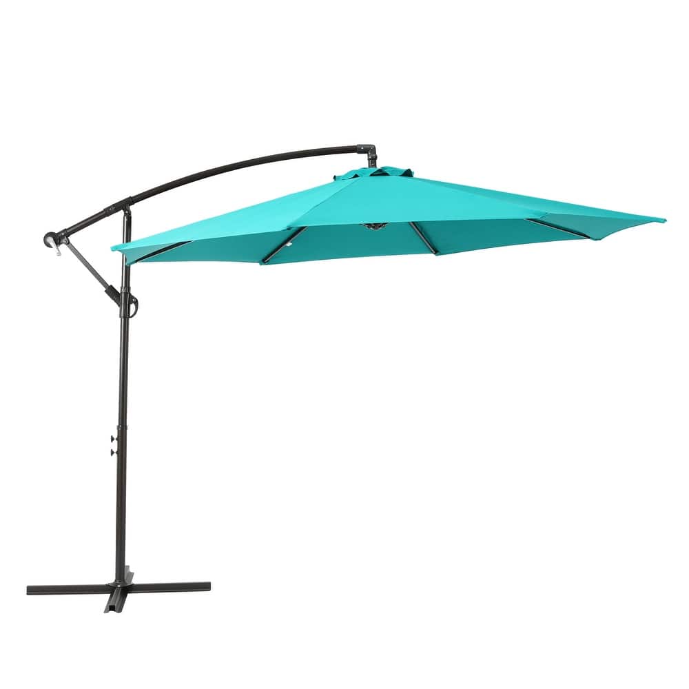 Weller 10-foot Offset Cantilever Hanging Patio Umbrella