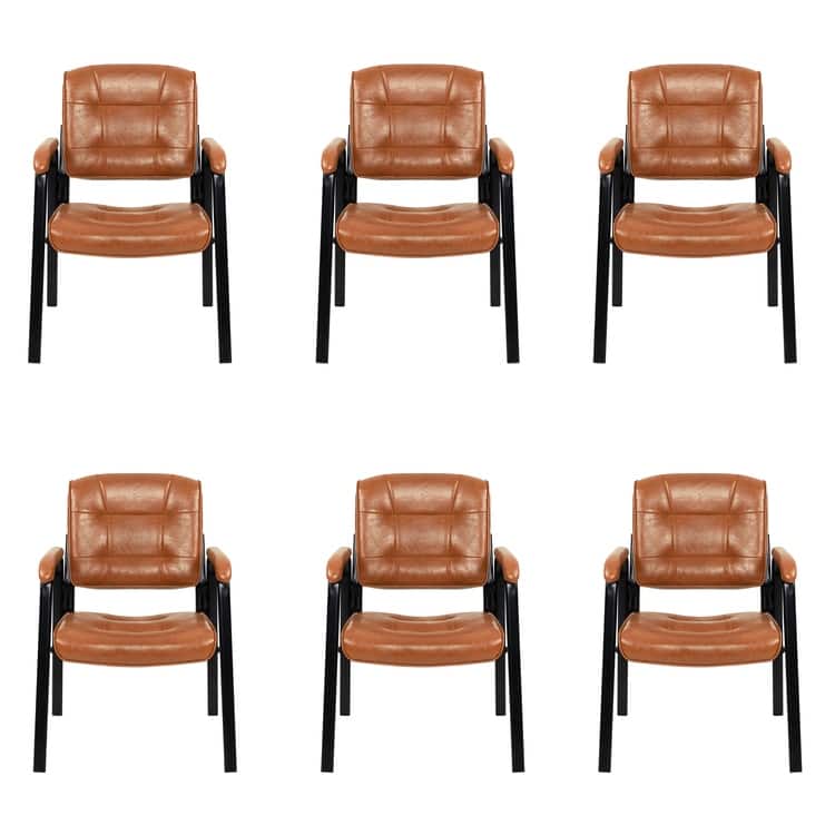 Waiting room chair set of 6 | Reception chair | Office chair | Office visitor chair | Comfortable office seating set