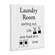 preview thumbnail 3 of 8, Stupell Funny Minimal Laundry Phrase Canvas Wall Art Design By Carol Robinson