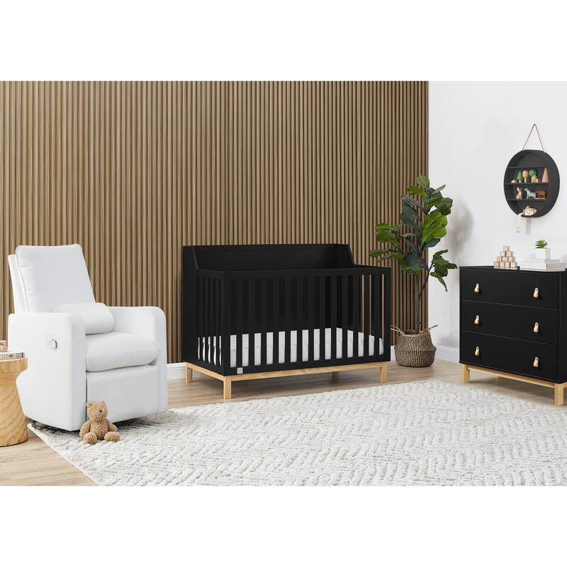 Oxford 6-in-1 Convertible Crib - Greenguard Gold Certified - Brown