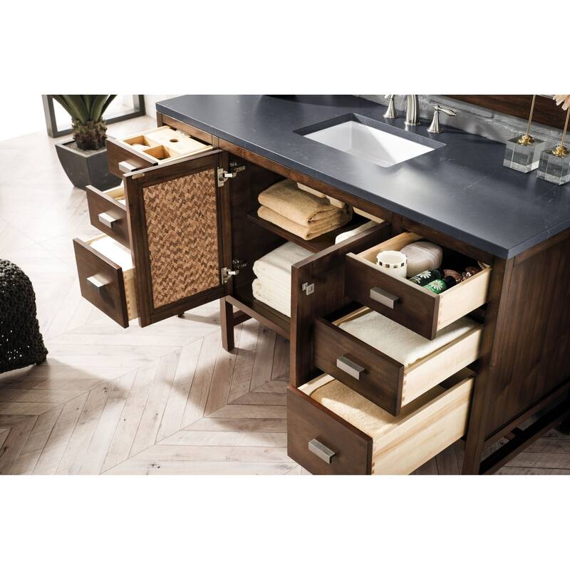 James Martin Vanities Addison 60" Single Basin Hardwood Vanity Set