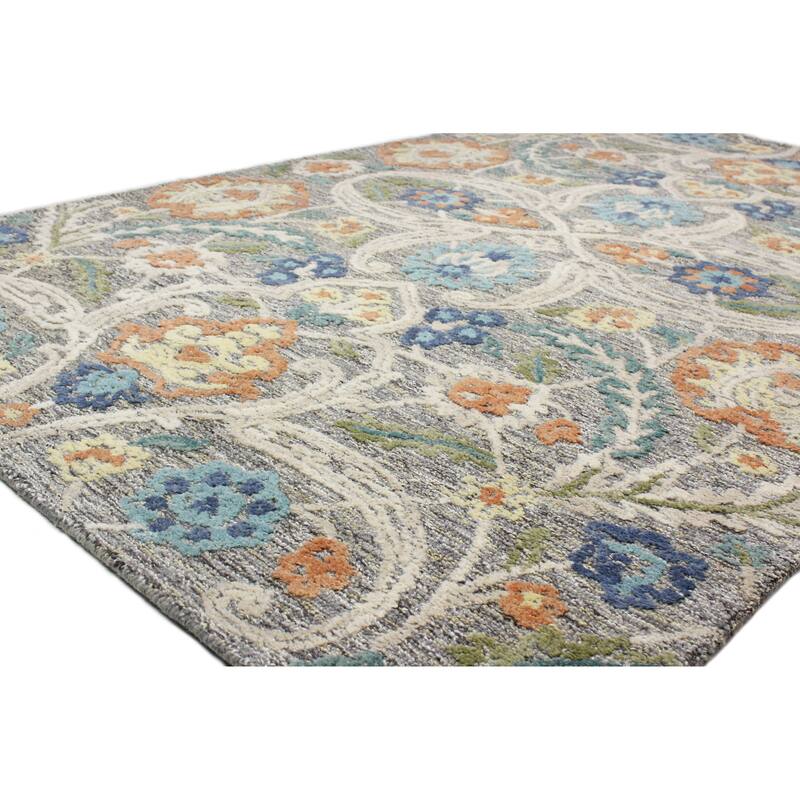 Bashian Natalee Slate Transitional Area Rug