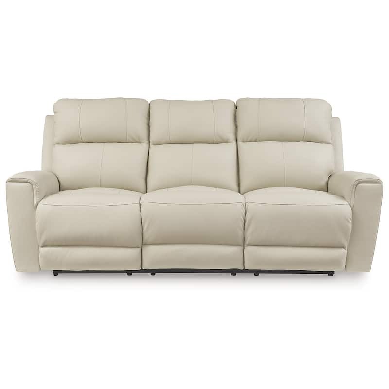 Signature Design by Ashley Dahlmoore Beige Power Reclining Sofa - 87" W x 42" D x 40" H