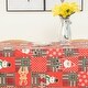 preview thumbnail 30 of 54, Ray Star Christmas tablecloth 52×70in Waterproof Festival - 52"×70"