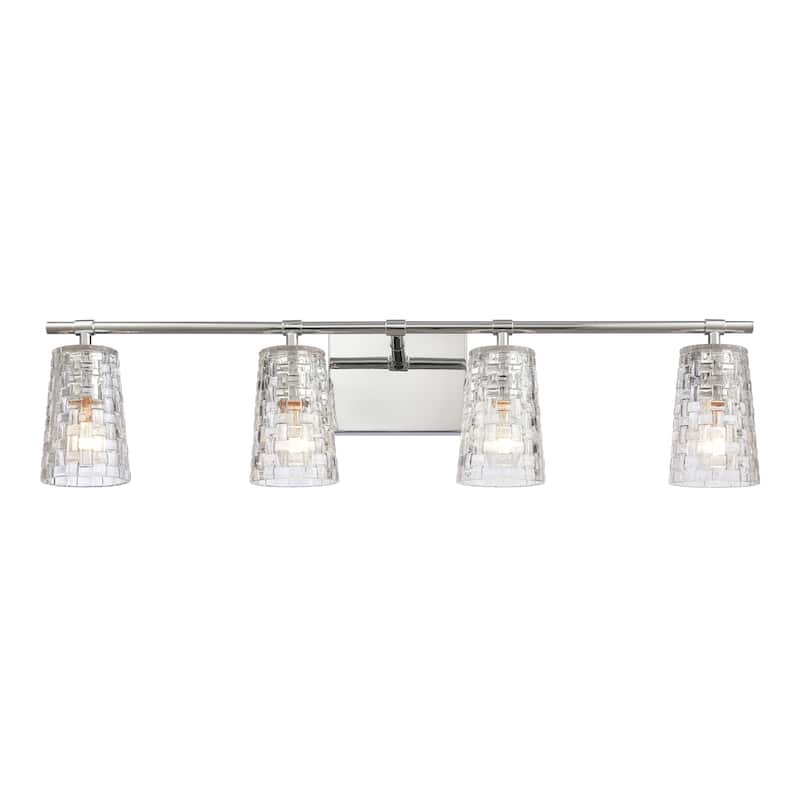 Lightweave 15-inch Wide 2-Light Vanity Light in Polished Nickel - 32