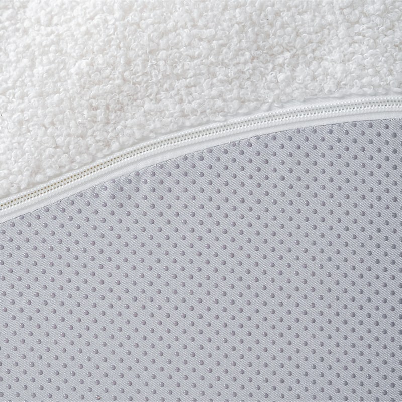 Boucle Upholstered Cloud Sofa Modern Frameless Floor Couch