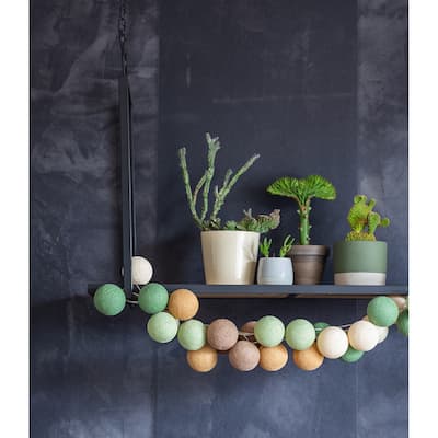String Light- Forest Green