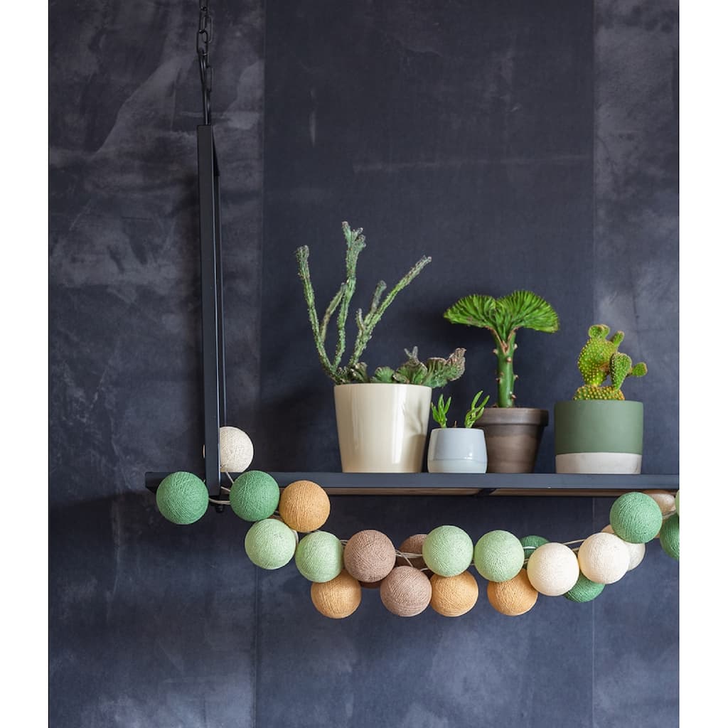String Light- Forest Green