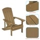 preview thumbnail 8 of 102, BONOSUKI Patio Adirondack Chair w/Cupholder,Weather Resistant-Set of 4