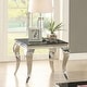 preview thumbnail 6 of 4, Carone Modern Classics Square End Table Chrome