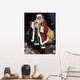 preview thumbnail 12 of 20, "African American Santa" Christmas Winter Holiday Poster Print