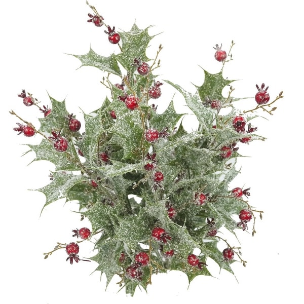 Artificial Winter Frost Seasonal Mixed Bush Holiday ABN4B010 FROS 
