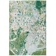 preview thumbnail 22 of 24, SAFAVIEH Madison Serbana Modern Abstract Rug 2'2" x 4' - Green/Blue