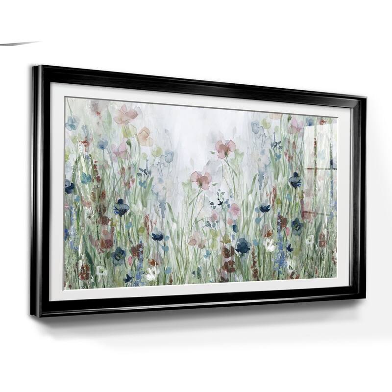 Wildflower Fields- Premium Gallery Framed Print - Ready to Hang
