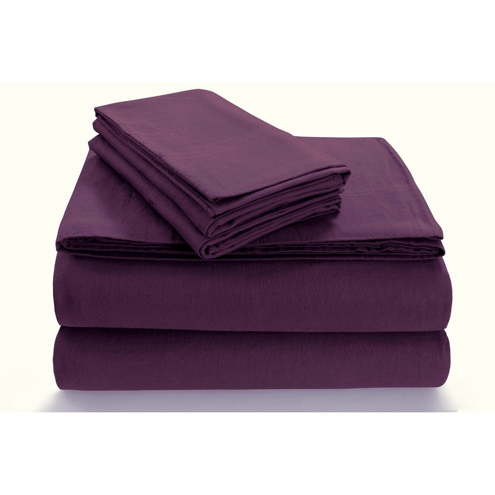 Tribeca Living Flannel Extra Deep Pocket Bed Sheets