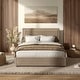 preview thumbnail 12 of 14, Furniture of America Jacinth Modern Velvet 4-Drawer Full Storage Platform Bed