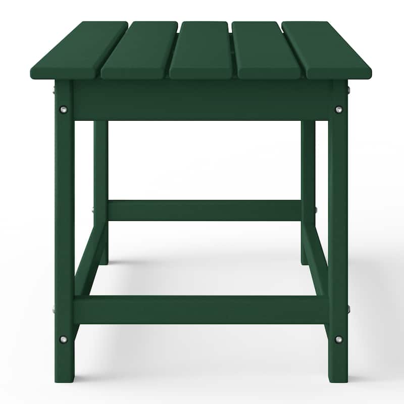 Laguna Hdpe All Weather Outdoor Patio Rectangular Coffee Table