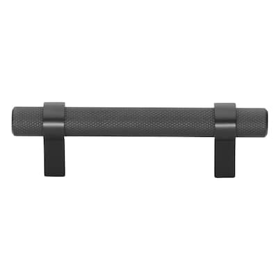 3 in Screw Center Solid Steel Bar Pull Cabinet Handle Pull (Pack of 10) - Matte Black