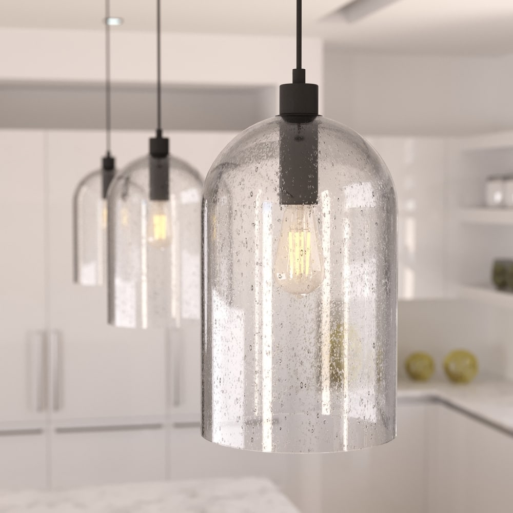 Hunter 16" Lochemeade 1-Light Pendant - Kitchen Island, Dining Room, Bedroom - Modern Farmhouse, Contemporary, Industrial