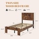 preview thumbnail 3 of 48, Wooden Platform Bed Frame with Large Under Bed Storage