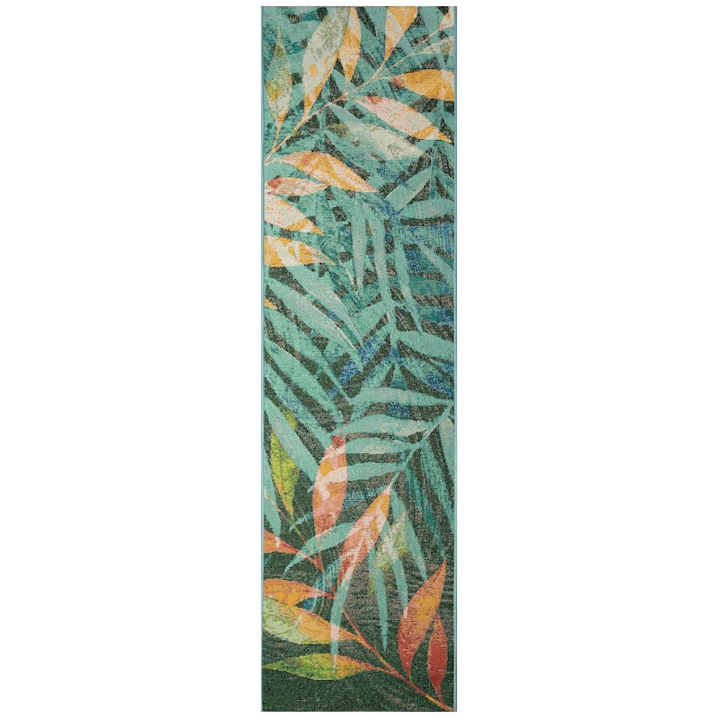 Liora Manne Marina Leaves Indoor/Outdoor Rug