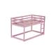 preview thumbnail 37 of 95, Low Loft Bed with Ladder, Solid Rubber Wooden Bed Frame for Multi Children, Floor Bed - Available with or without Slats