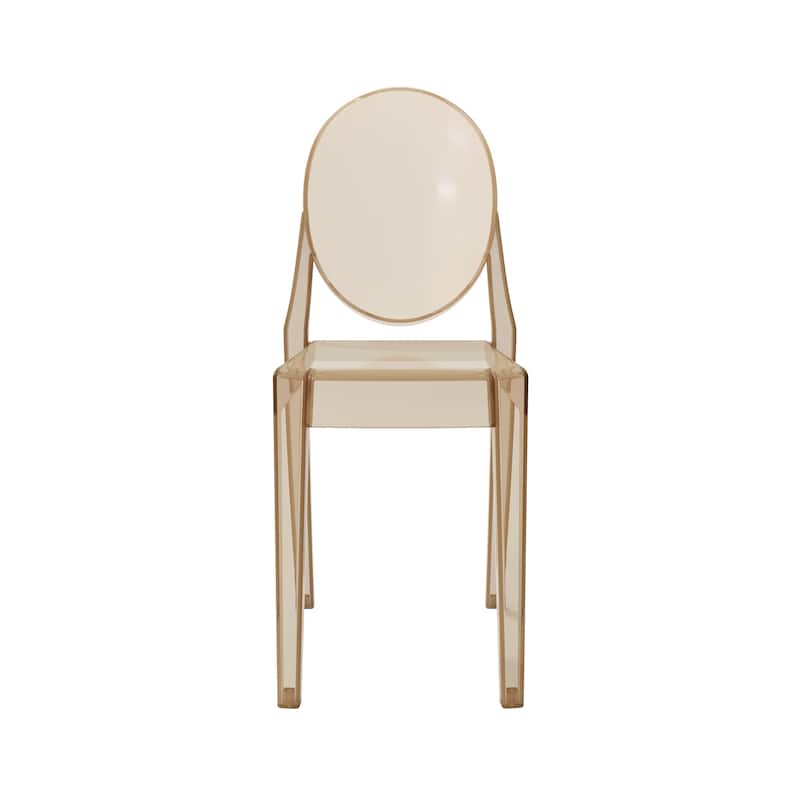 Modern Designs 2 and 4-piece Set of Stackable Transparent Ghost Chairs for Events - N/A