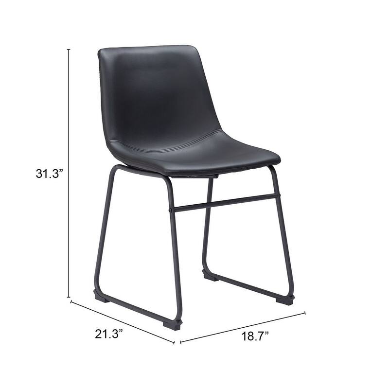 Smart Dining Chair (Set of 2) - Product (in) : 18.7" W x 21.3" D x 31.3" H